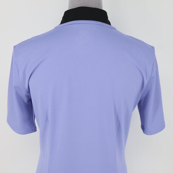 Roaming Dhabi Golf Dress Womens Medium Lavender Stretch Knit Quarter Zip Pockets - Picture 10 of 16